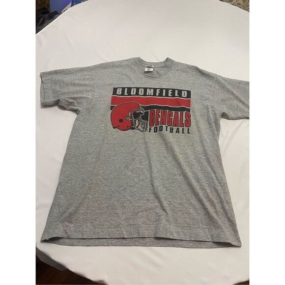 Fruit Of The Loom Bloomfield Cincinatti Bengals Single Stitch VTG T-Shirt XL - Picture 1 of 7